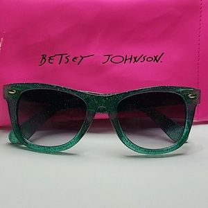 Betsey Johnson Glitter Sunglasses